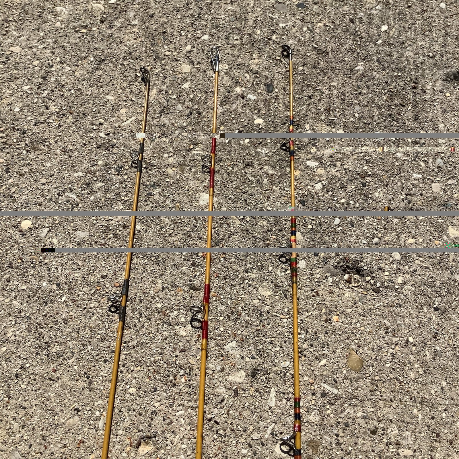 3 Vtg FENWICK, FL102-7 8.5 FT,FL90-5 7’3 1/2”,FL96-7 7’4 1/2”GLASS 2 PC ROD