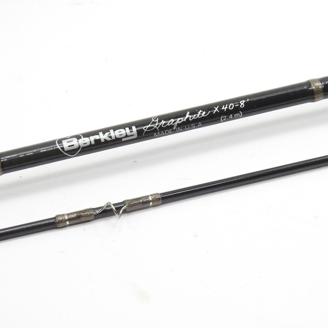 Berkley Graphite X40-8’ Fly Fishing Rod. Made in USA. W/ Tube and Sock.