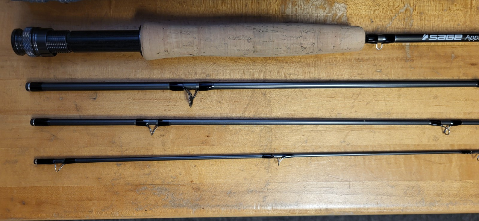 Sage Approach 370-4 7′ 3wt 4pc Fly Fishing Rod Graphite III Excellent condition
