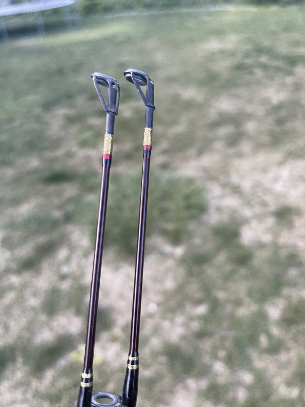 Pair (2) Custom Built “Rods By Raugh” 98 Excellent Casting Baitcast 6’3” Fuji