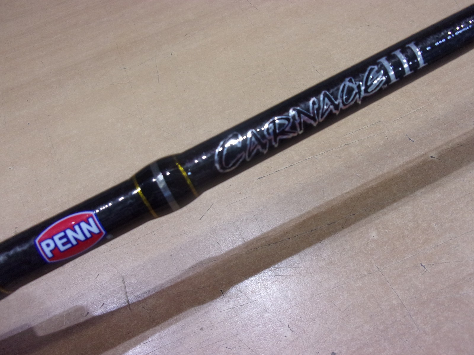PENN CARNAGE III BOAT SPINNING ROD 7 foot Medium Light power