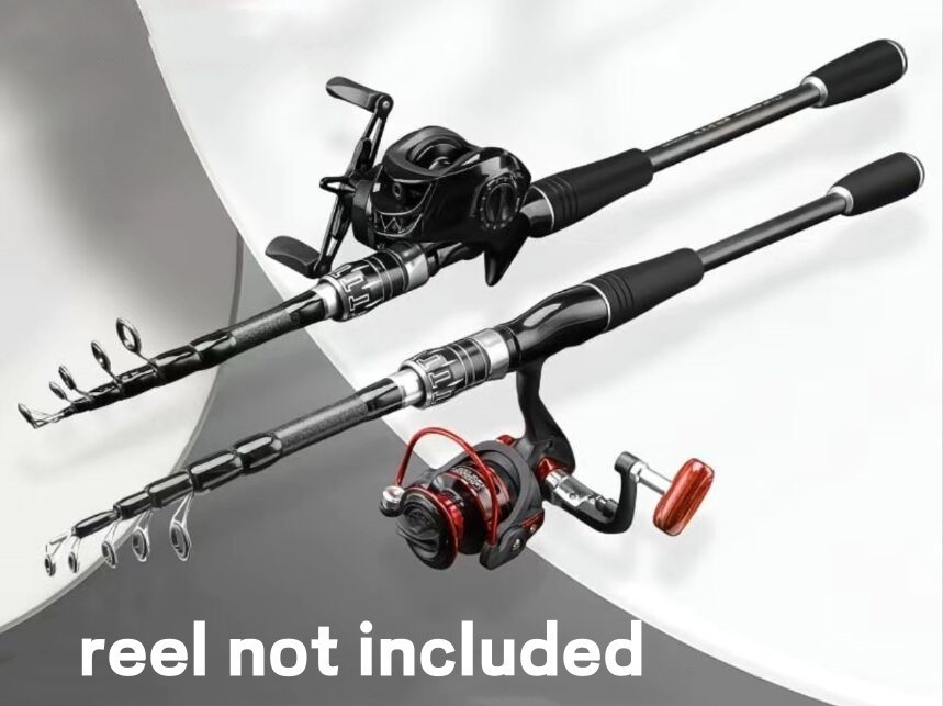 Telescopic Fishing Rod Carbon Fiber Spinning Casting Rod High Sensitivity Rod