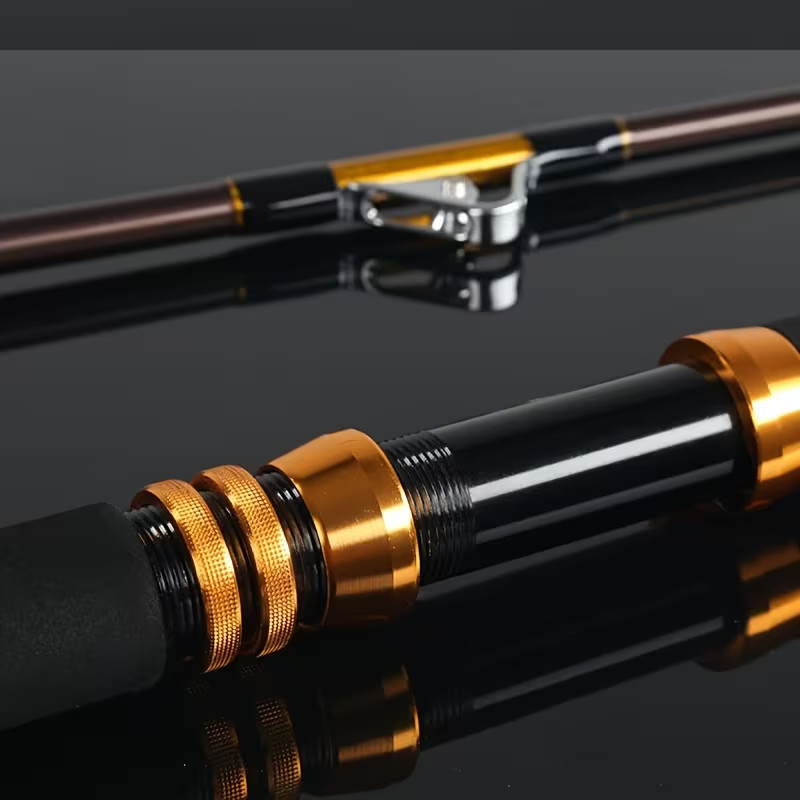 Heavy-Duty Trolling Saltwater Fishing Rod 5.9ft/180cm 50-120lbs Double Pulley S