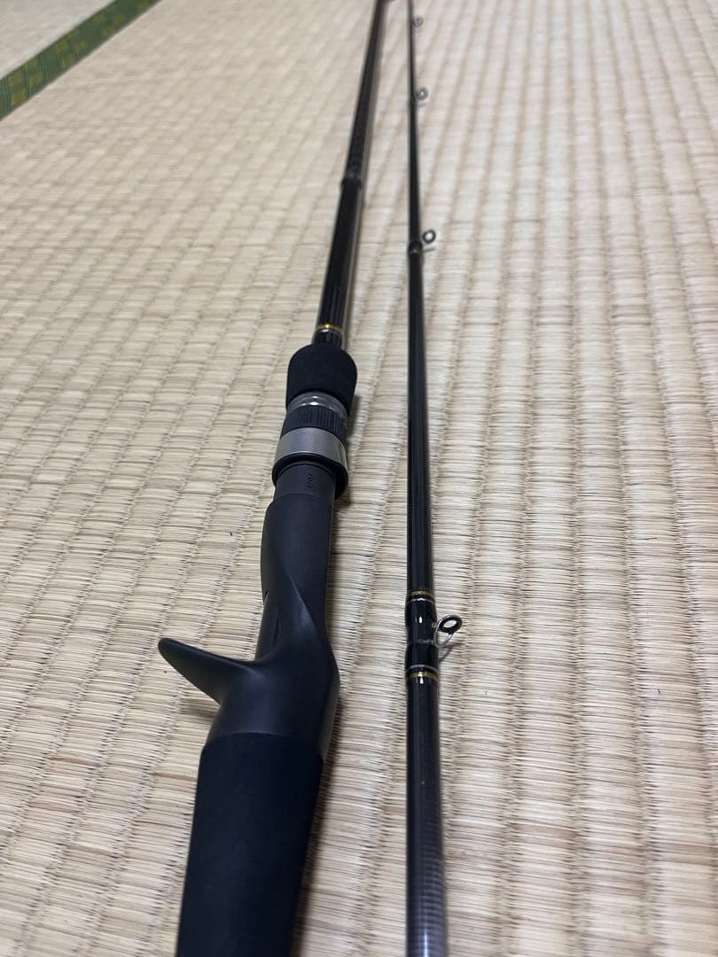 Baitcasting Sea Bass & Bass Rod 7ft Carbon Black Used, Lightly Vented