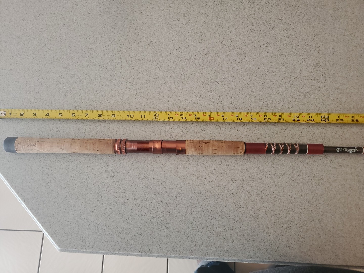 Fenwick Fenglass Flippinstik Casting Rod Telescopic 775-2 7 1/2′ shortens by 18″