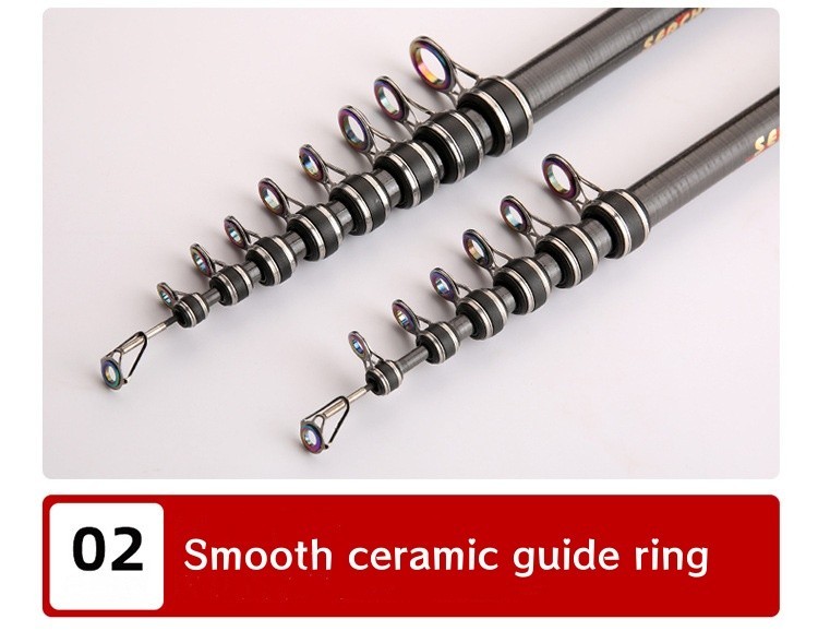 Portable Telescopic Fishing Rods Carbon Fiber Trout Travel Rod Lightweight Pole