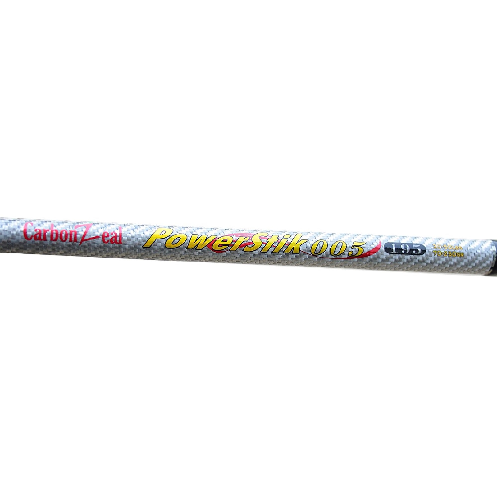 CarbonZeal 3-piece Carbon Fiber Portable Fishing Rod Graphite Saltwater Boat Rod