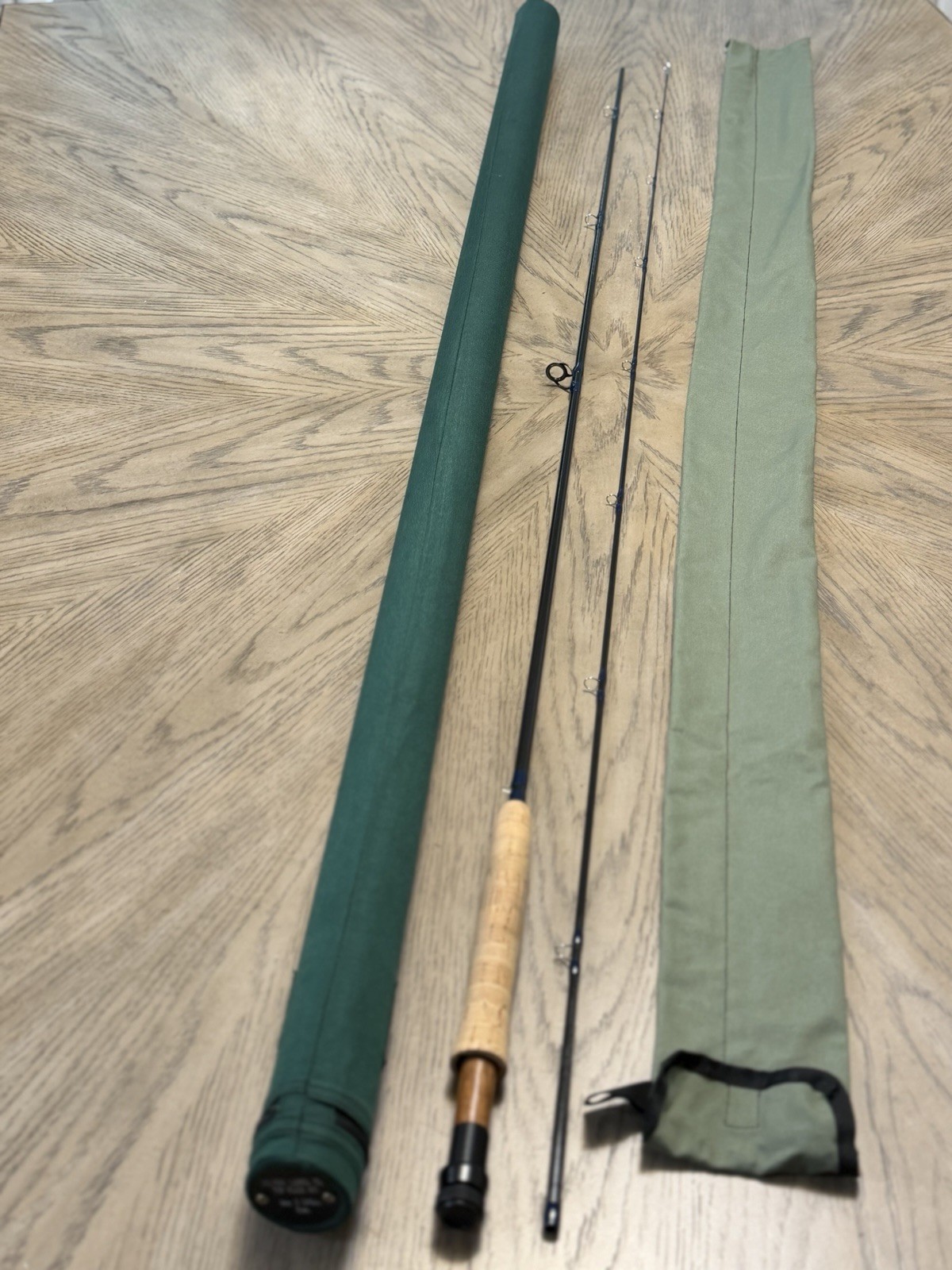 Vintage Orvis 2pc Silver Label TL Tip Flex 9.5 fly fishing rod 6wtMake An OFFER