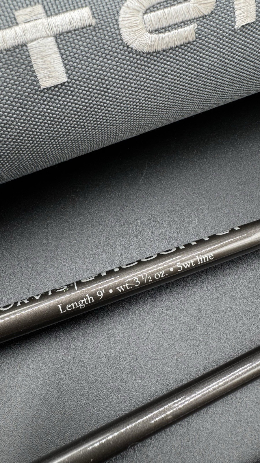 Orvis Encounter 9’ 5WT 4pc Fly Fishing Rod w/ Tube 3.5 oz Graphite