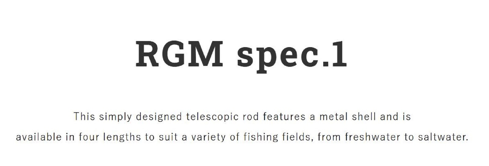 Jackall RGM Rod Pole Telescopic Spec 1 300cm Ash Brown (0345)
