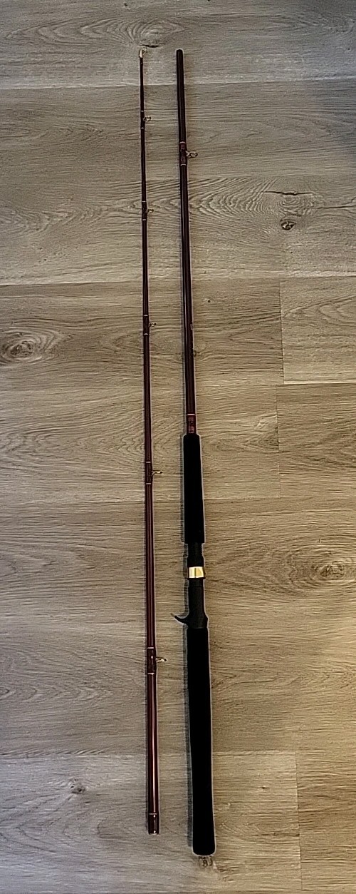 Cabela’s • E-Glass • EGC802MH • 8ft • 2Pc • Med-Hvy Duty • Fishing Rod • Exc!