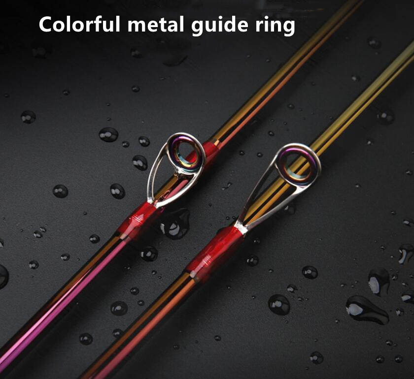 Fishing Spinning Rod 1.68M/1.8M Carbon Fiber Two Solid Tips Casting Fishing Rod