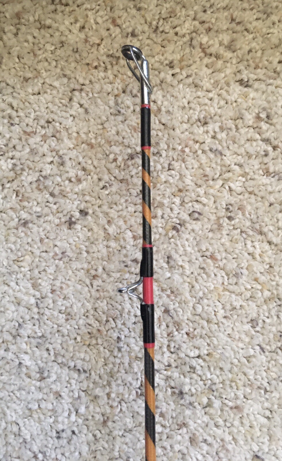 **RARE** Kencor Zebra Twist ZB1S Spinning Fishing Rod 6’9” 20-60 lb Test, “NICE”