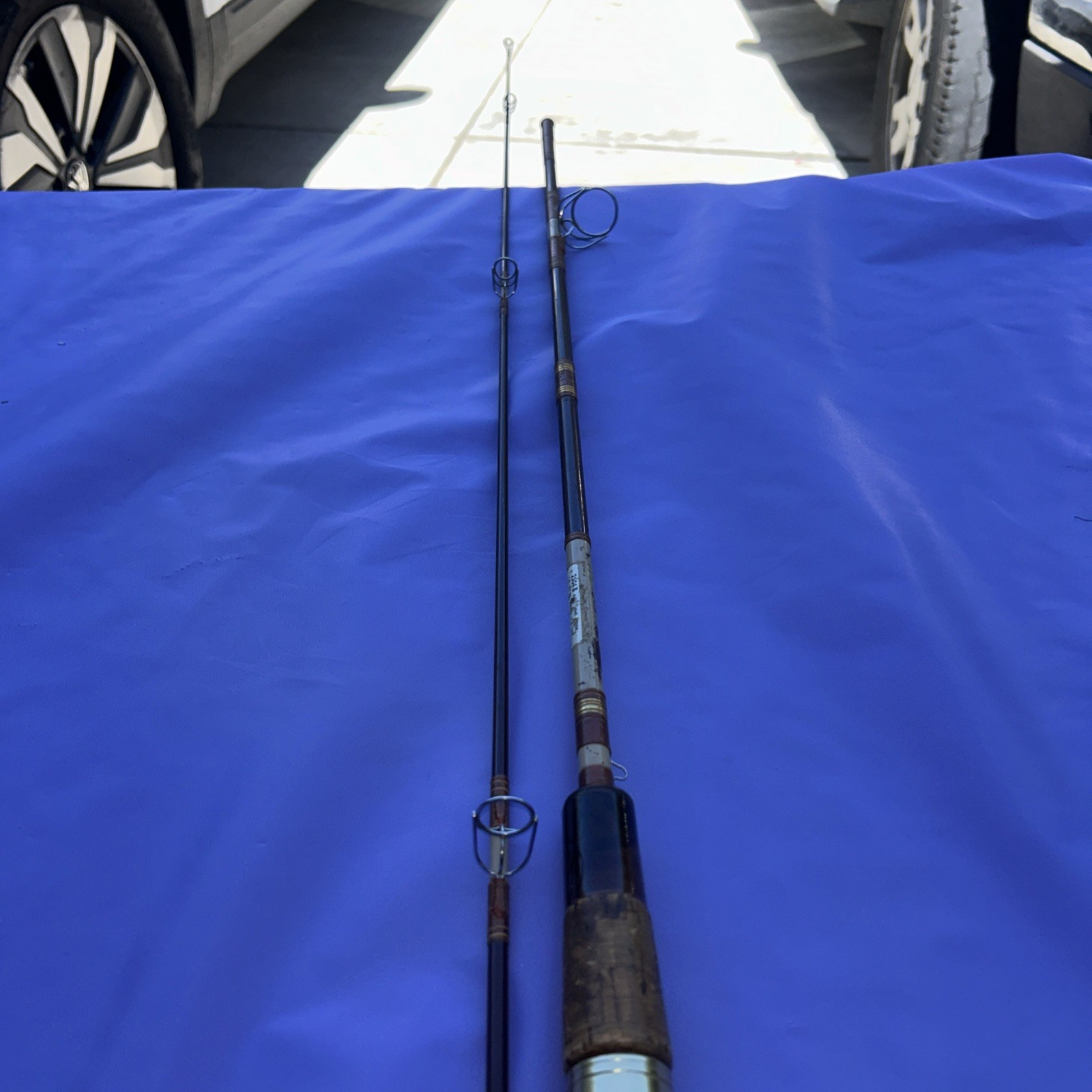Vintage Garcia 2504 B 6 1/2 Ft fast taper light action 2 Piece Spin fishing rod