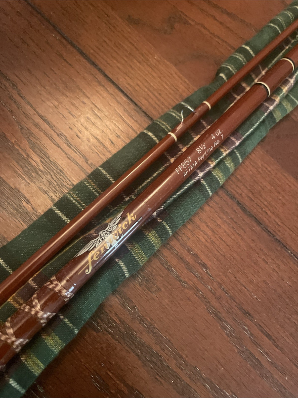 FENWICK 🇺🇸🐟💎🔥👌Feralite FF857 Fly 8’6″ Rod made in USA- 7 wt