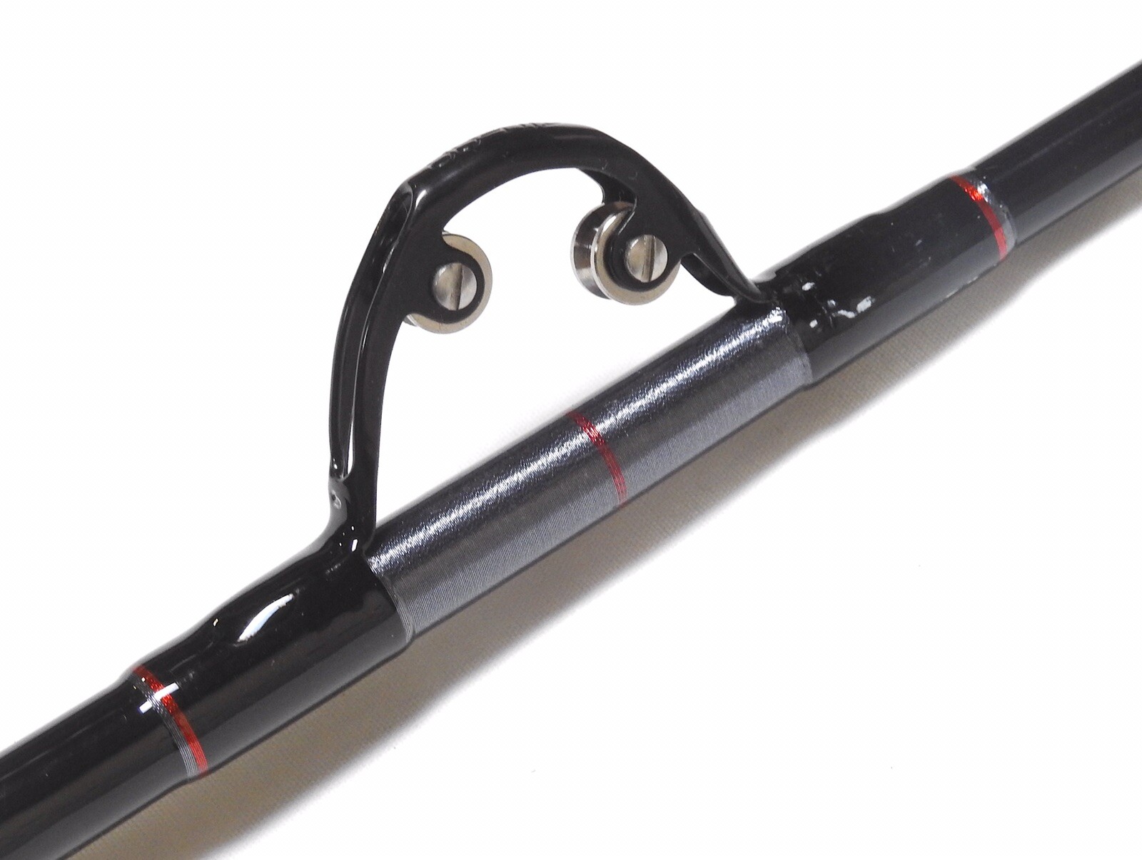 Light Action Salmon Trolling Rod 6′ 1pc Aftco Roller Guides Metal Reel Seat