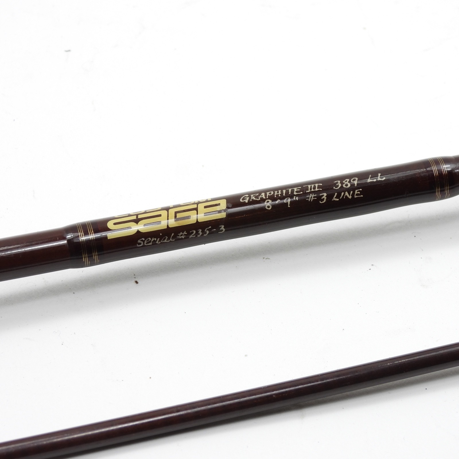Eddie Bauer Sage Graphite III 389 LL Fly Rod. 8’ 9” 3wt. See Description.