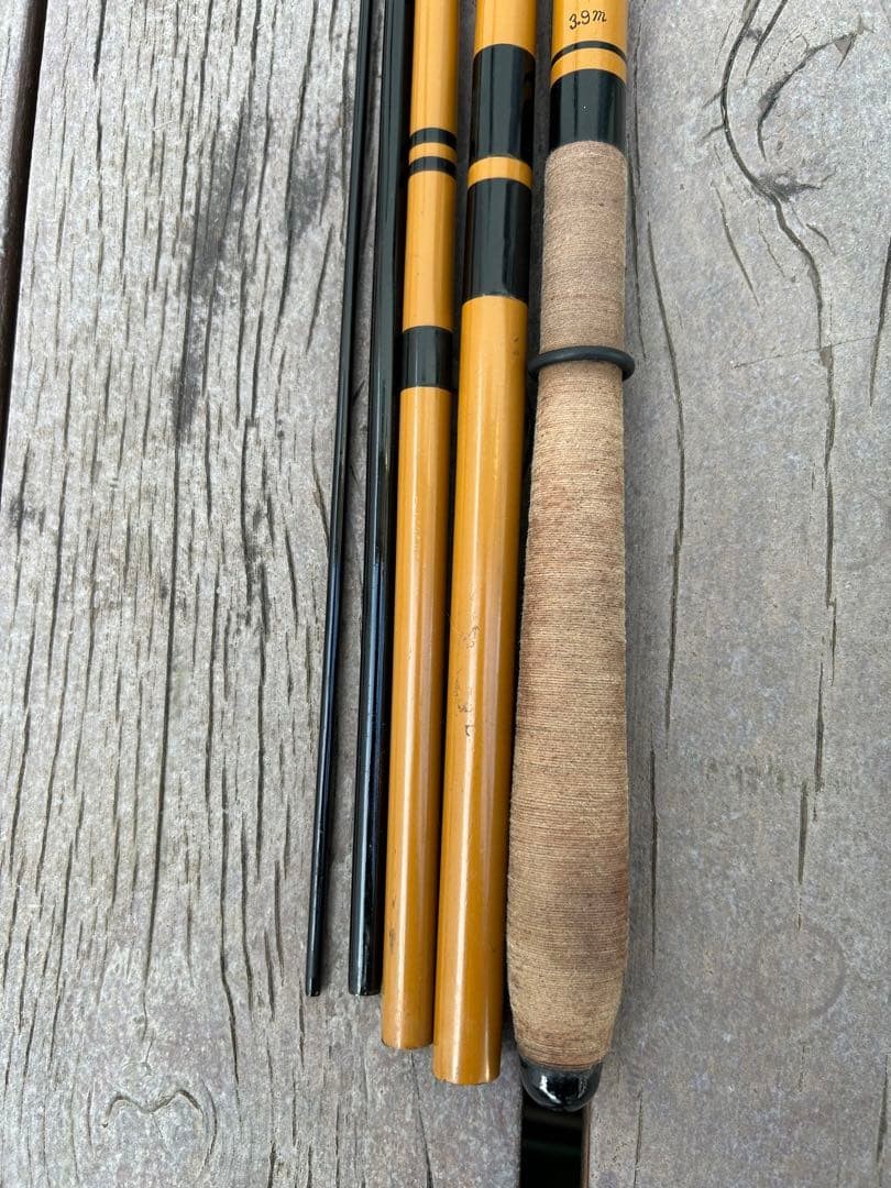 Herabuna Fishing Rod 3.9m Kamogawa, Good Condition, Freshwater Reel