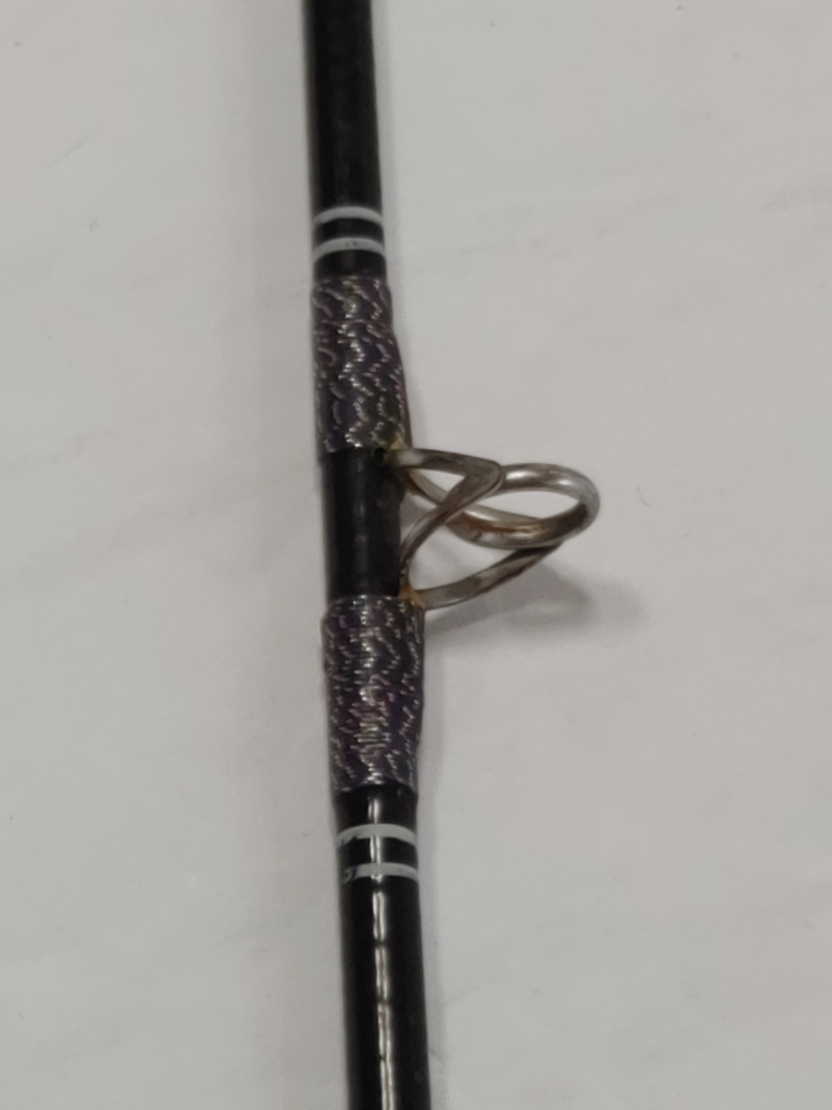 Vintage Unbranded Spin Casting Fishing Rod 6’8″ 2 Pc. CLEAN & READY DECOR