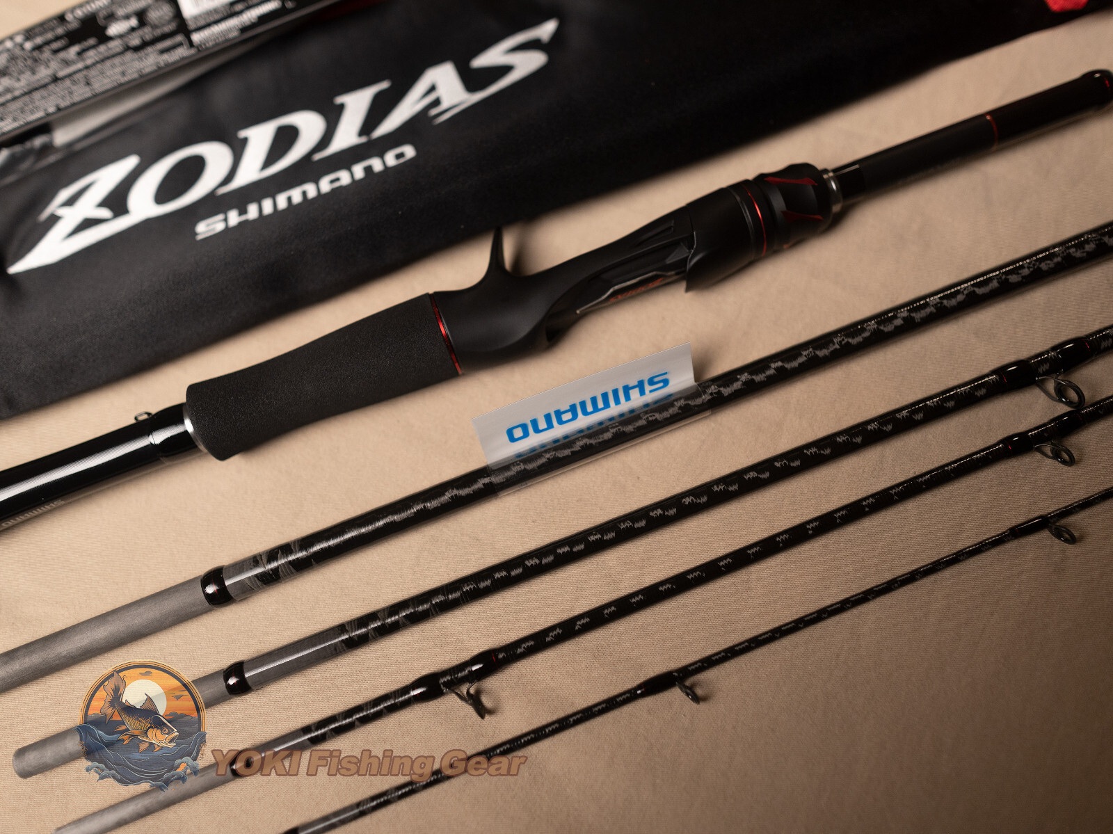 Shimano 21 ZODIAS Pack C610M-5 Baitcasting Rod for Bass Free Shipping From JAPAN
