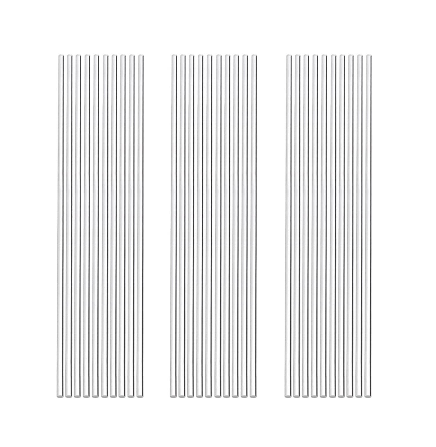 30pcs 1/8 X 12in Acrylic Dowel Rods Sticks Clear Round Plastic Rods