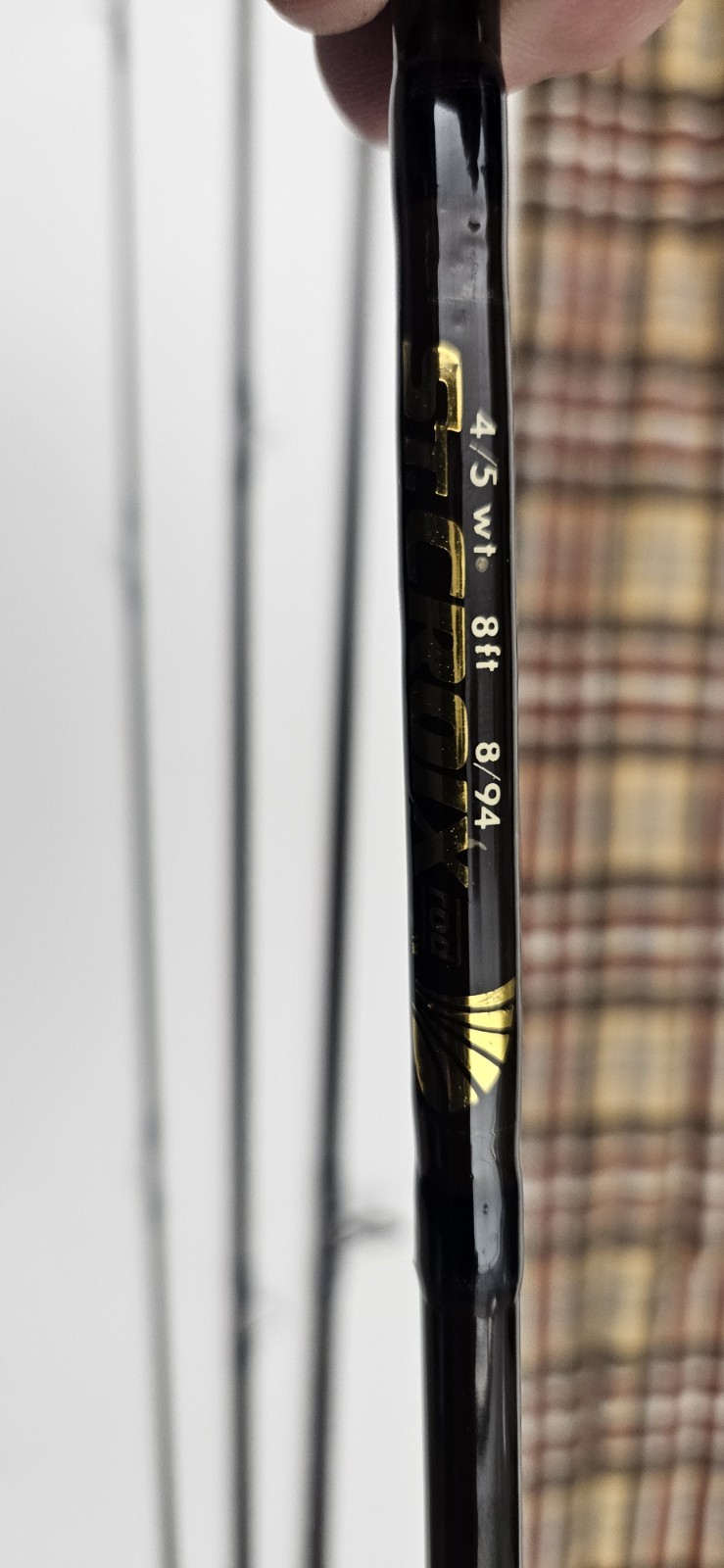 St Ctoix PTF-8045 Fly Rod 8′ 4/5 Weight Customized for Mr Eads by Curt Osuga