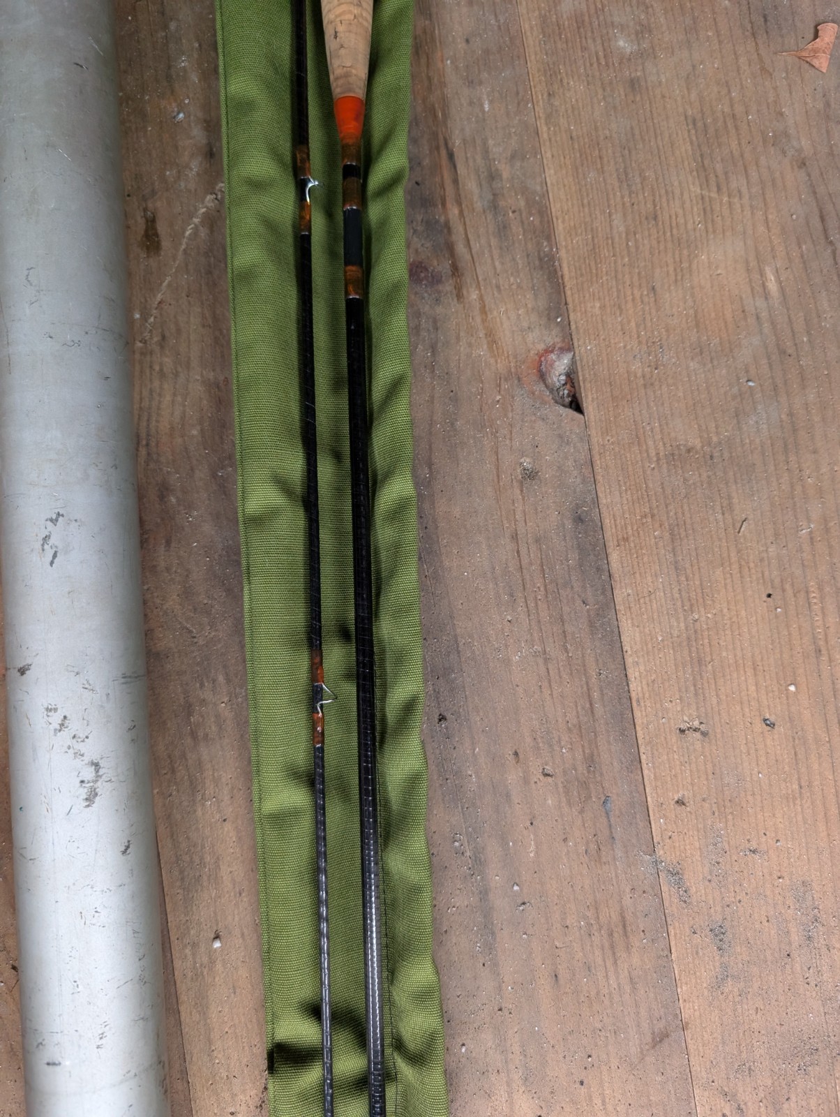 ORVIS 2 PIECE GRAPHITE 7 1/2′ TROUT FLY ROD W/ TUBE