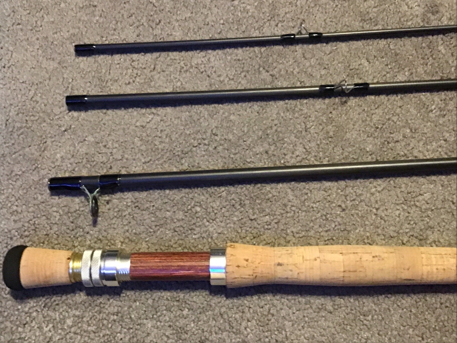 White River Classic Fly Rod 9’ WR909-4 9wt W/Case**NICE** Lot S2