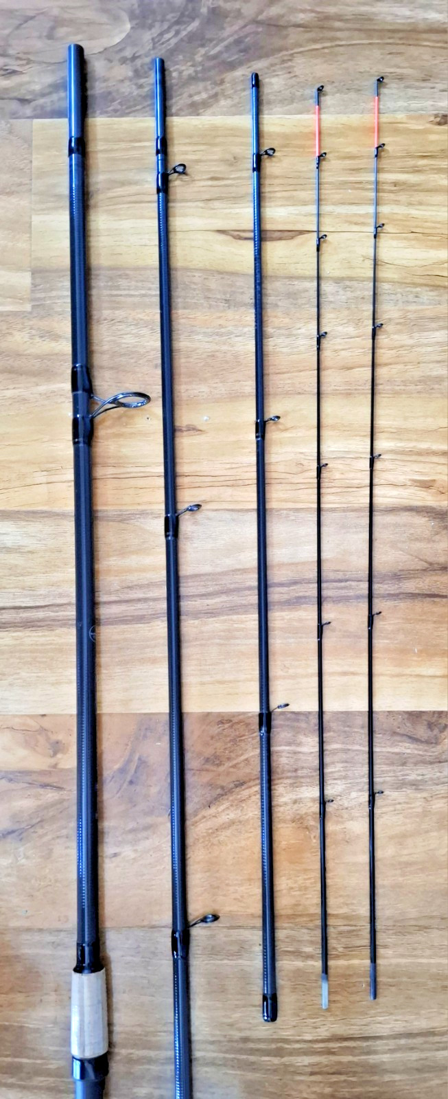 Shimano Feeder Fishing Rod Alivo BX Medium 12ft 3 Piece Cork Handle River Lake