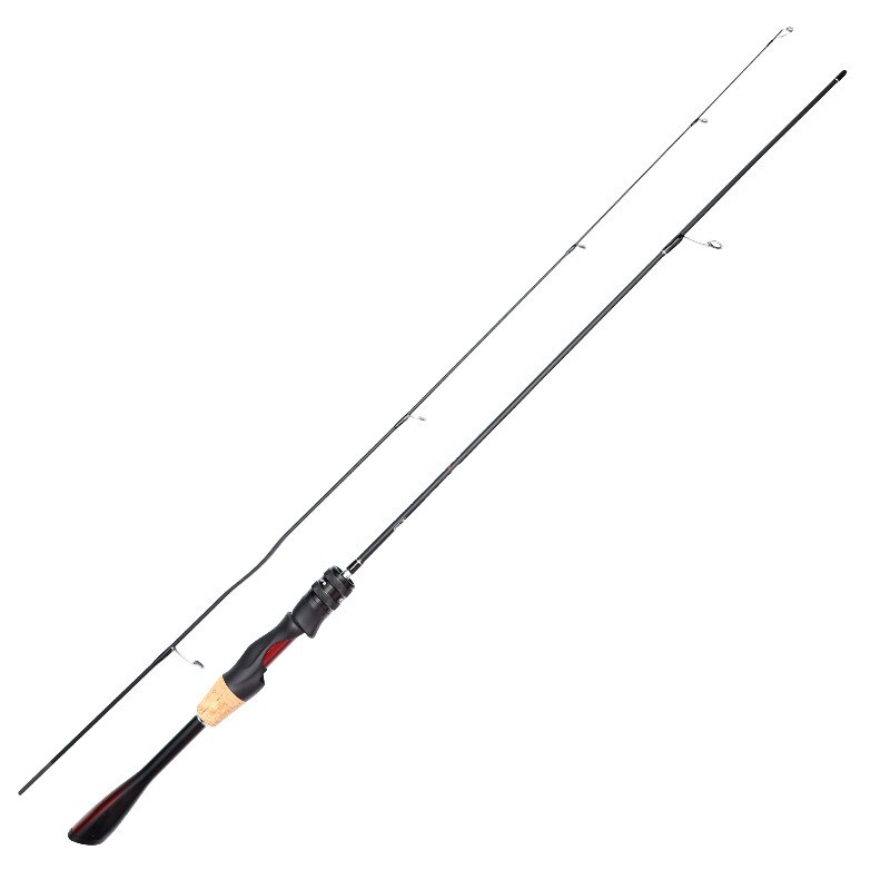 Fishing Rod Casting Spinning Travel Carbon Fiber Rod 2 Sections Ultra-Light Rod