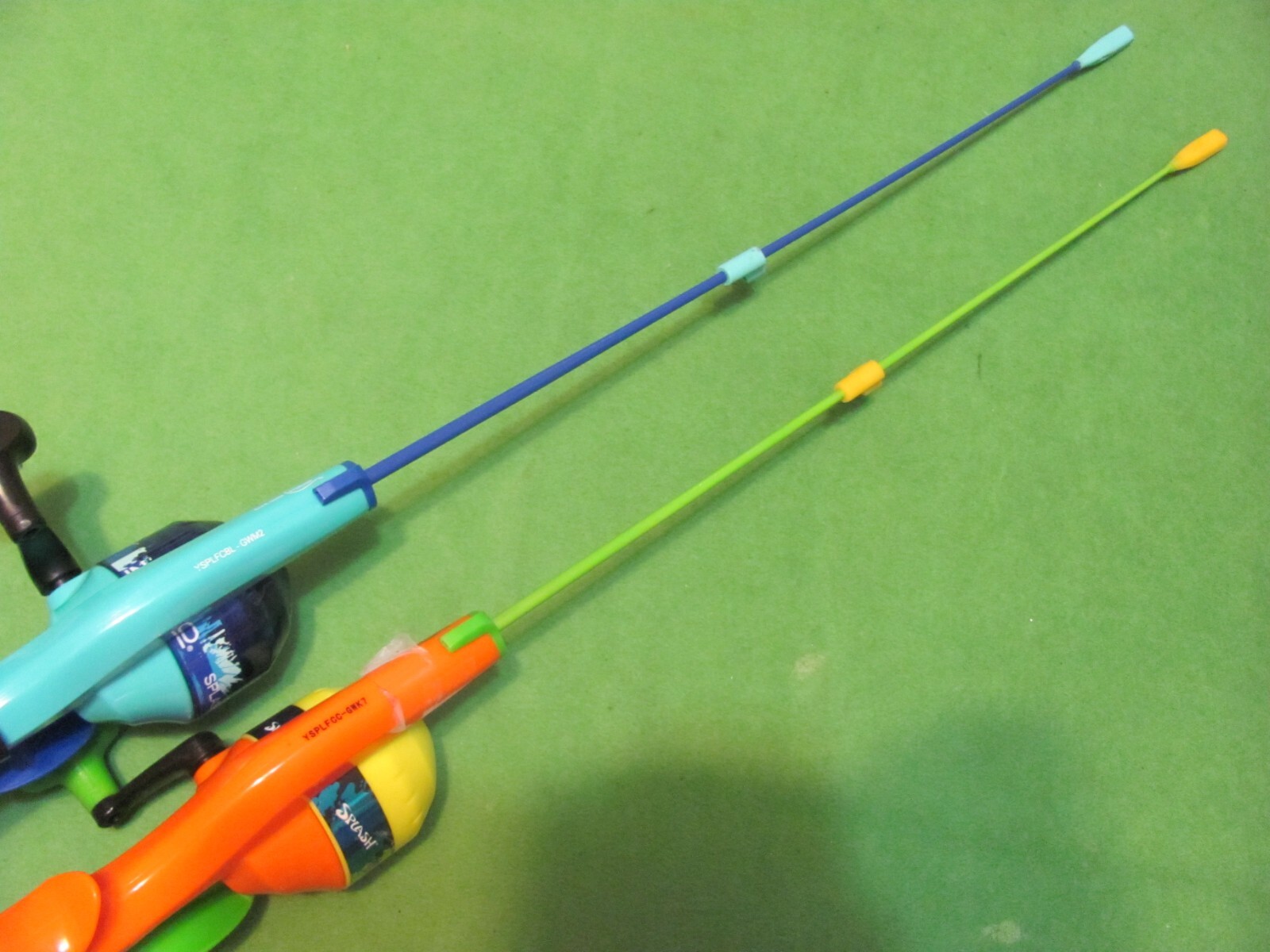 2) Zebco Splash Kids Spincast Fishing Rods & Reels Combo.