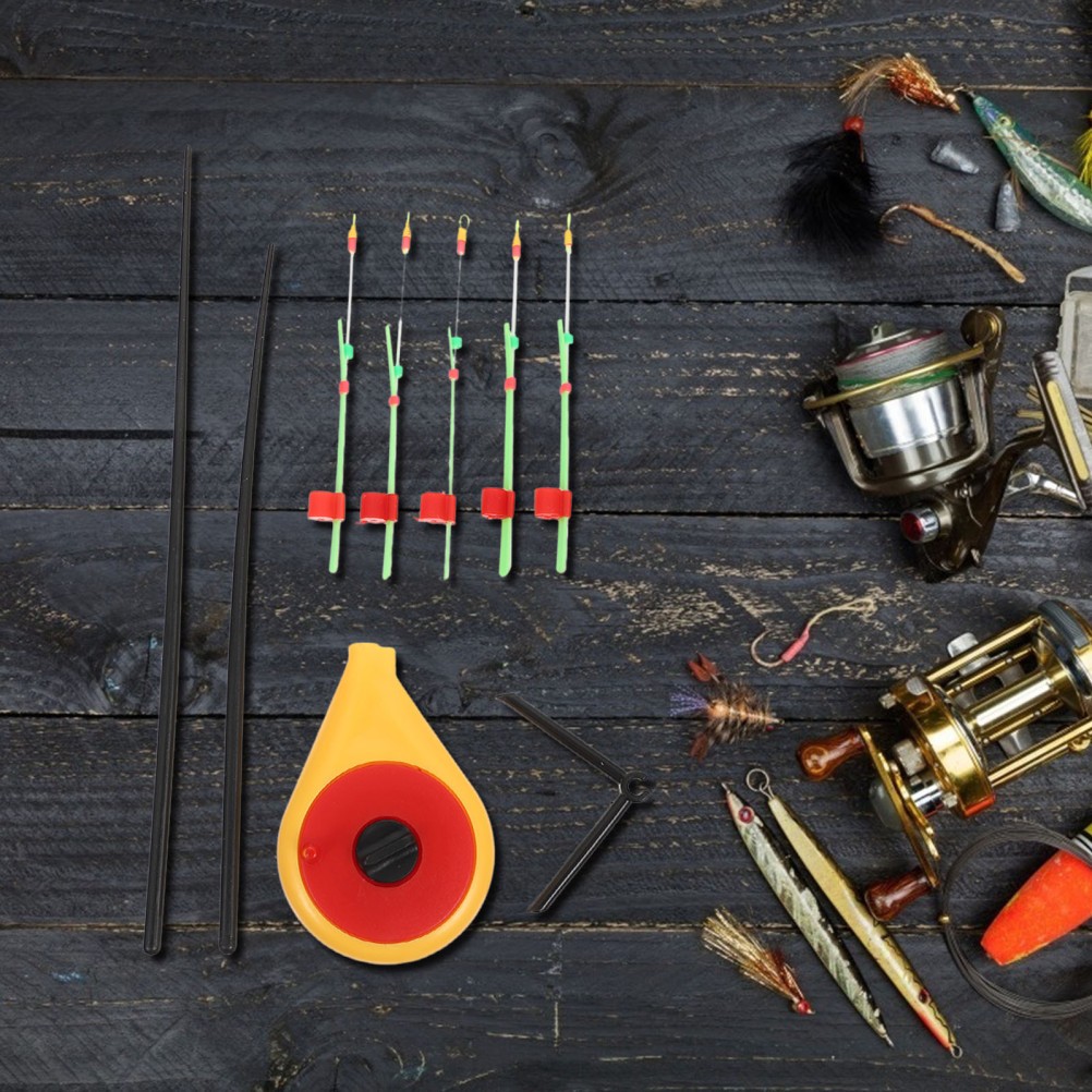 1 Set Durable ABS Ice Fishing Rod Portable Lightweight Outdoor Fishing Pole