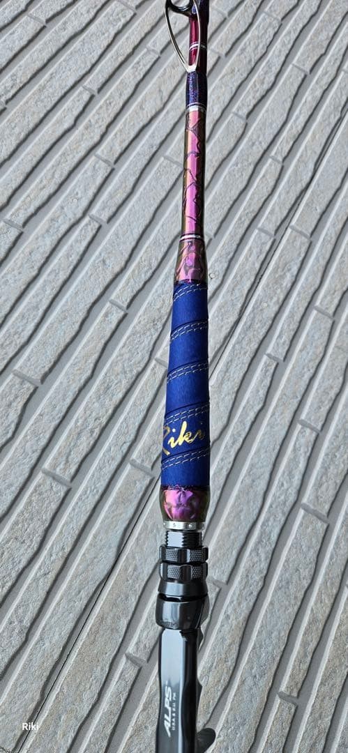 Riki Akatsuki Gomoku Titanium Guide Fishing Rod 1800mm S-Glass Used