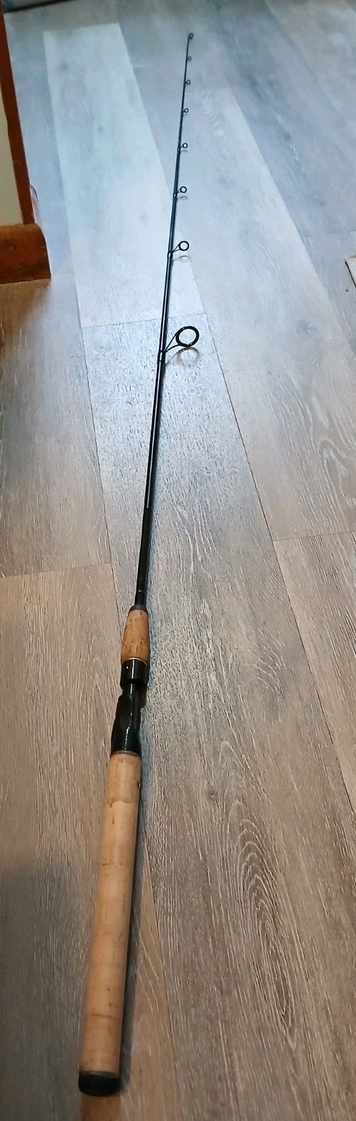 Fin-Nor Megalite 7′ 1 Pc Spin Fishing Rod #MLS 701M 6-14 Lb Test 1/4-5/8 Oz Lure
