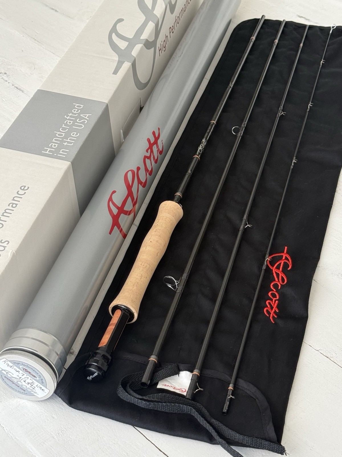 **BEAUTIFUL** 🔥 SCOTT RADIAN 5wt. 9’ft~4pc FlyRod!! 🔥~LEGENDARY~🔥