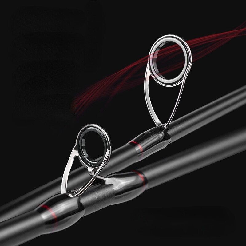 1.8M 2.1M 2.4M Fishing Rod 3 Section Poles Carbon Fiber Spinning/Casting Rods