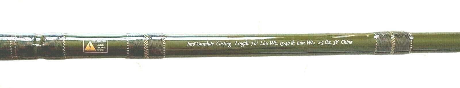 1-PC 7′ Casting Kayak Rod – Value of $150 – $59.99