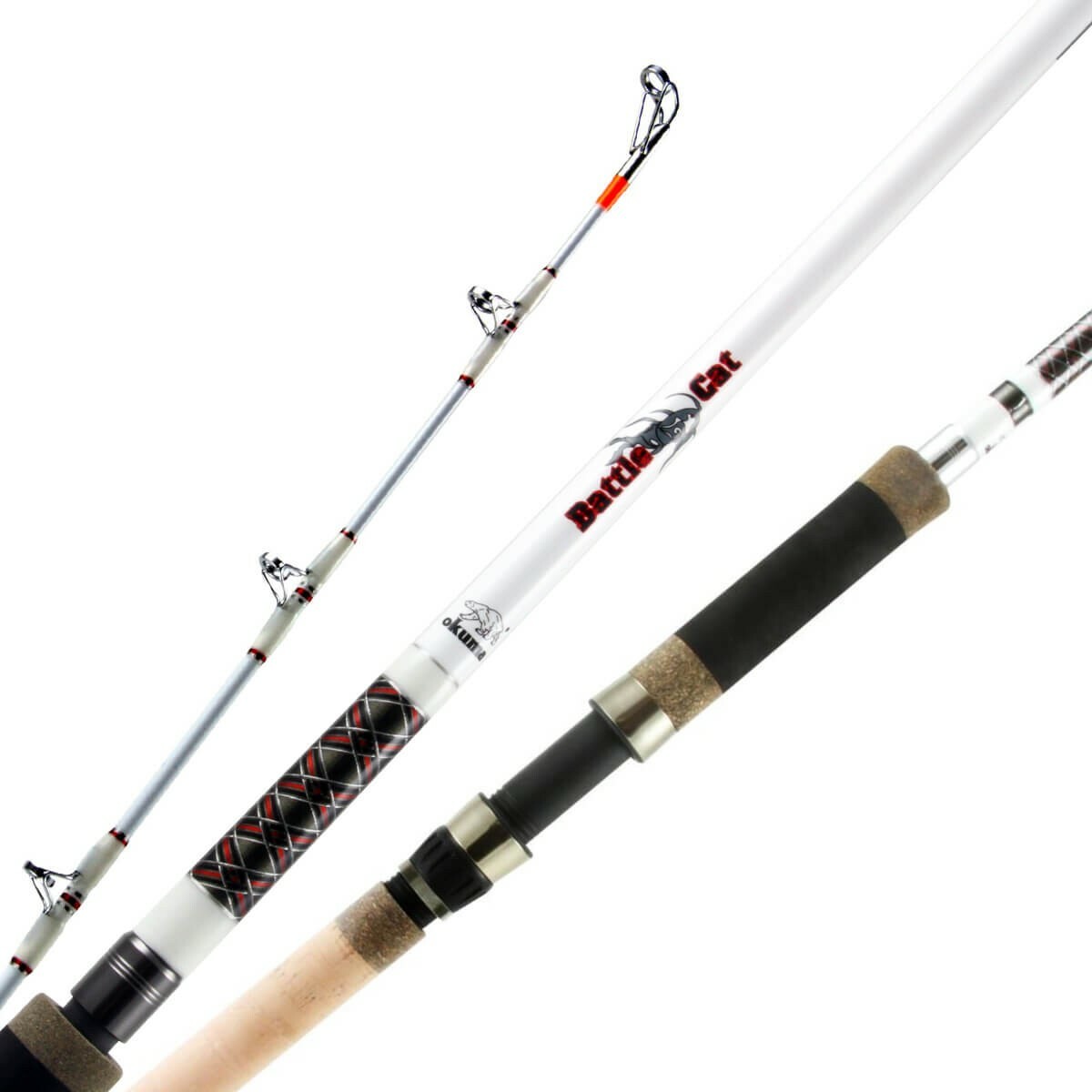 Okuma Battle Cat Catfish Casting Rod 8′ 0″ 2-Piece Heavy BC-C-802H