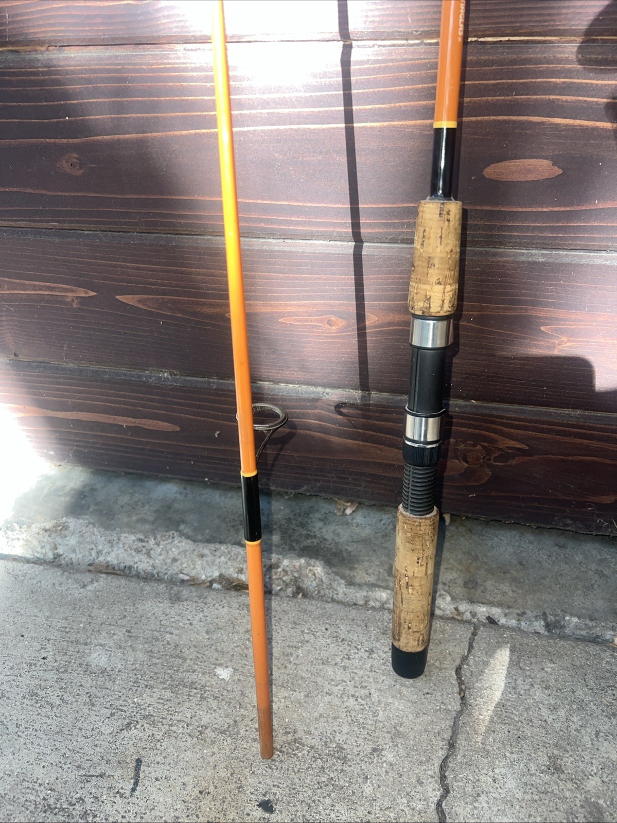 VINTAGE KENCOR SP6-2V TENLEW MAGNAGLAS 6′ 4-10 lb SPINNING FISHING ROD Excellent