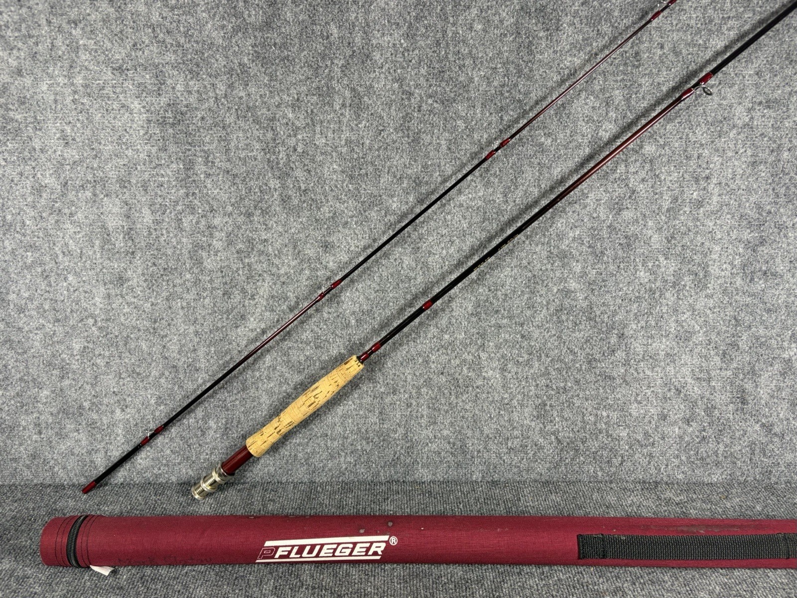 Pflueger Supreme IM8 Fly Rod PGY 90-56 9’ 5wt Graphite 2pc Fly Fishing Rod READ