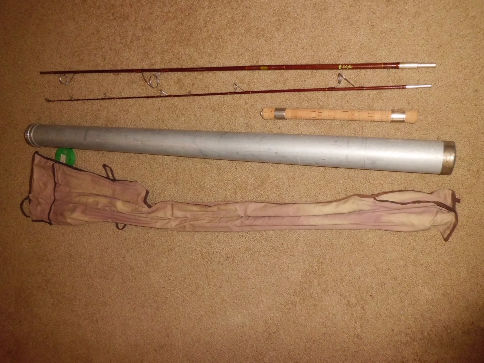 Vintage SILAFLEX SP65RF-2 Spinning 7’6″ Rod made in USA- 6-12 lb test