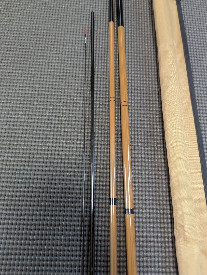 Suzakumine 12-Shaku Fishing Rod, No Pipe Clamp, Includes Rod Bag, Used