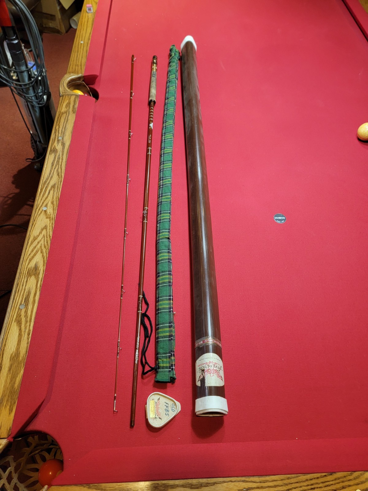 FENWICK Feralite FF85 Fly 8’6″ Rod- USA- 7-8 fly wt.- MINT J158865, Cloth Sleeve