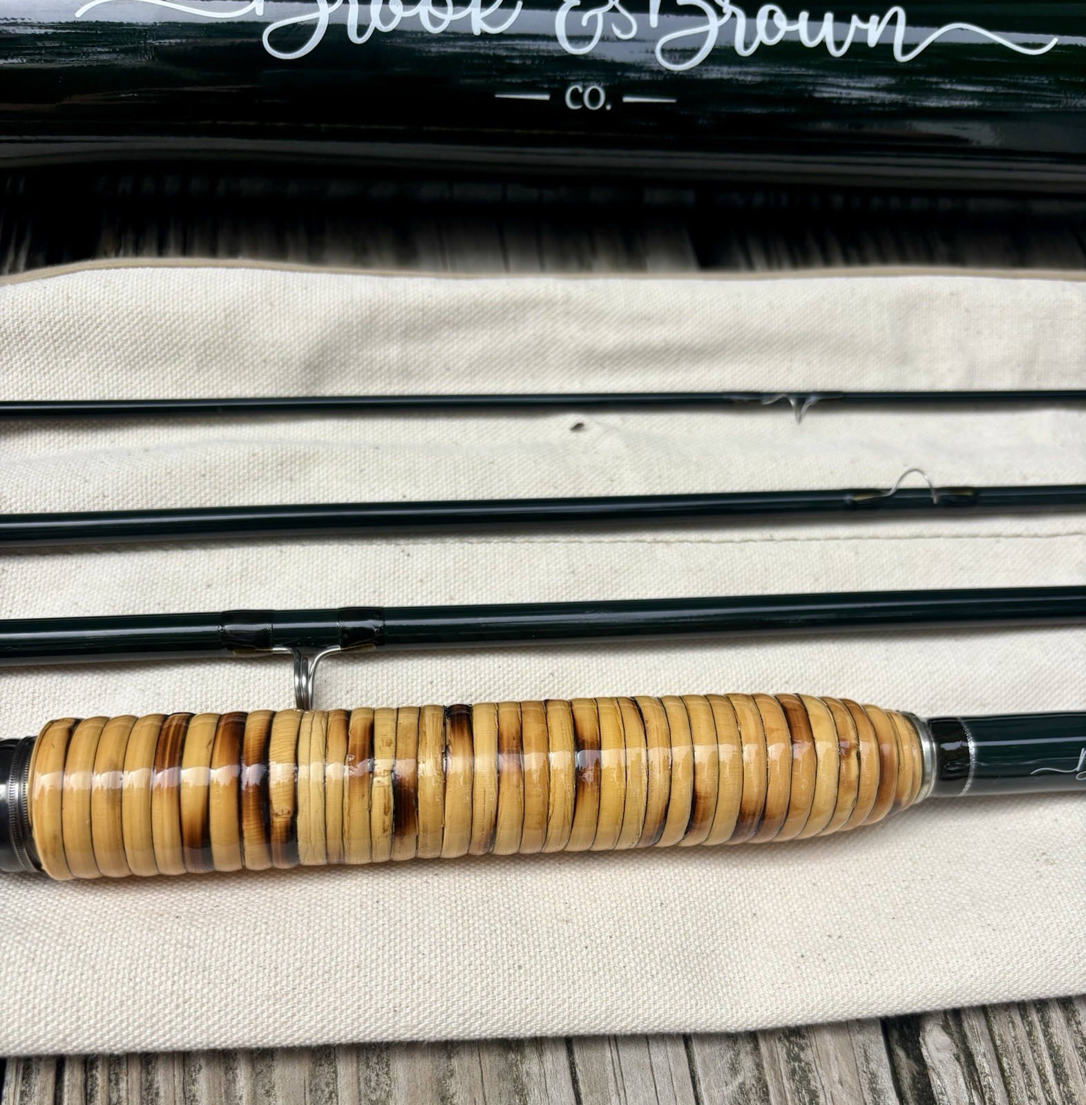 Brook And Brown ( Graywolf) Fiberglass Fly Rod – 4wt 7ft 6inch