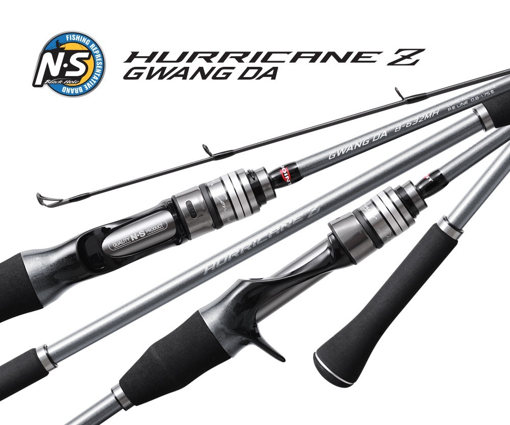 NS BLACKHOLE HURRICANE Z Flatfish ROD FOR Baitcasting REEL
