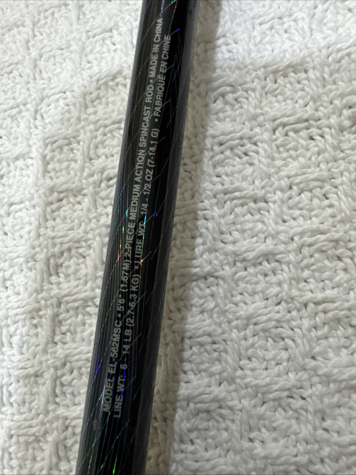 South Bend Elan FC F6’ Medium Action Two-piece Spinning Fishing Rod 6-14 lb Test