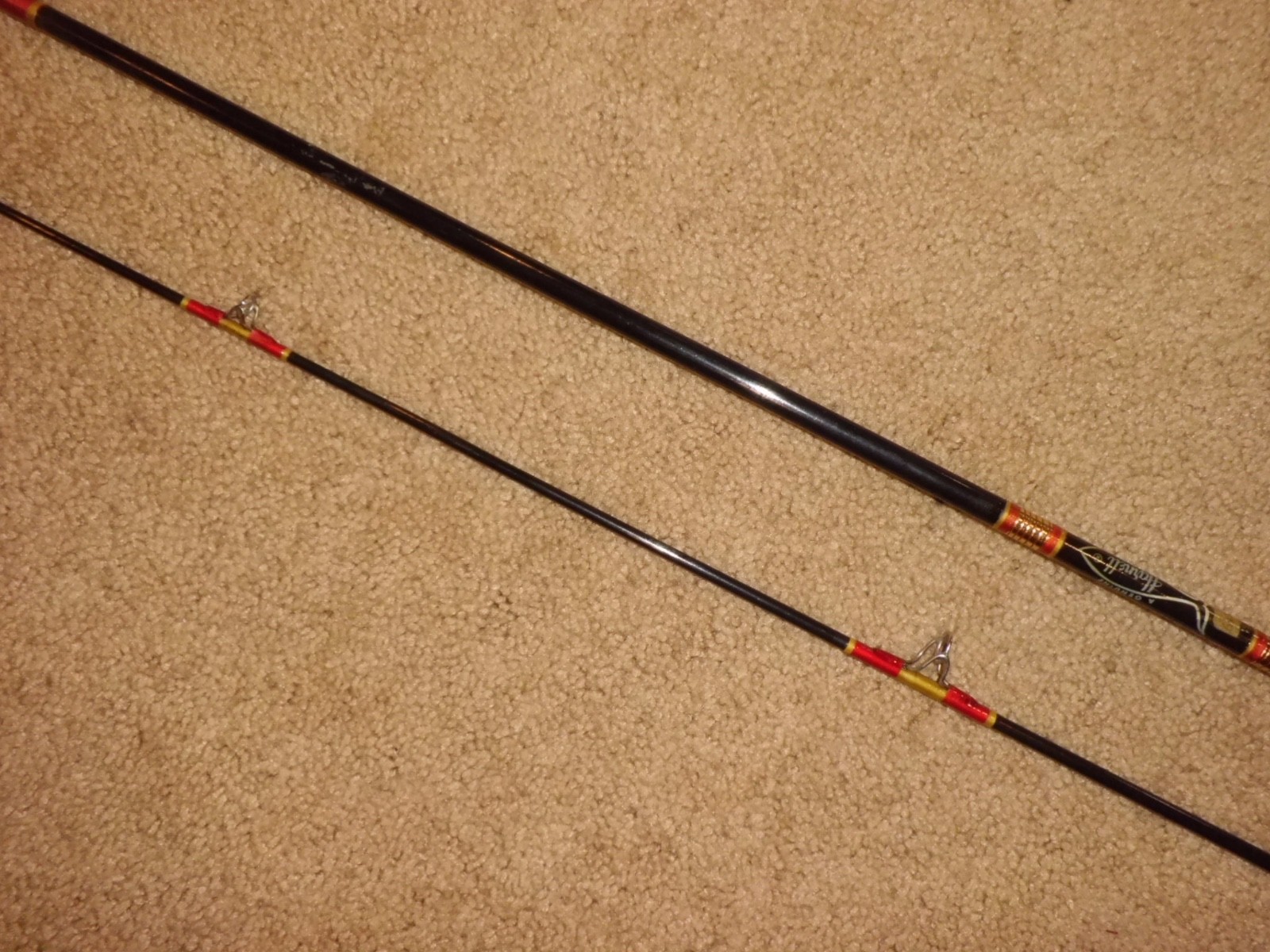 Vintage HARNELL 541 Spinning 7′ Rod made in USA- 6-15 lb test