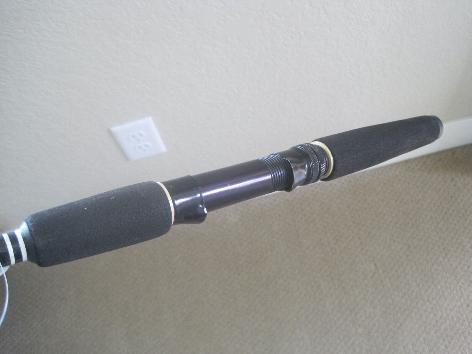 Fishing Rod Gray Foam Handle Name worn off