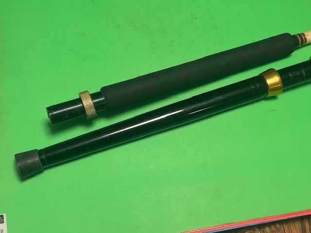 CUSTOM CALSTAR 7 FOOT 5 INCH 80 POUND CLASS TROLLING FISHING ROD AFTCO BIG FOOT