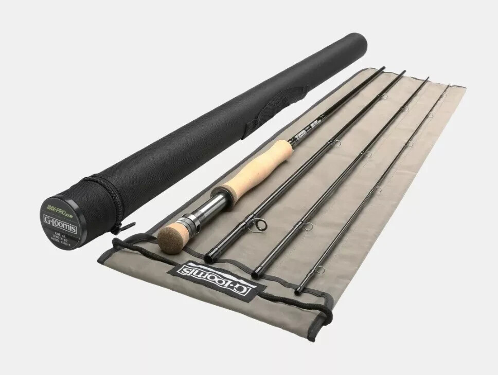 NEW G. LOOMIS IMX-PRO V2 8100-4 10′ #8 WEIGHT FRESHWATER FLY ROD FREE $100 LINE!